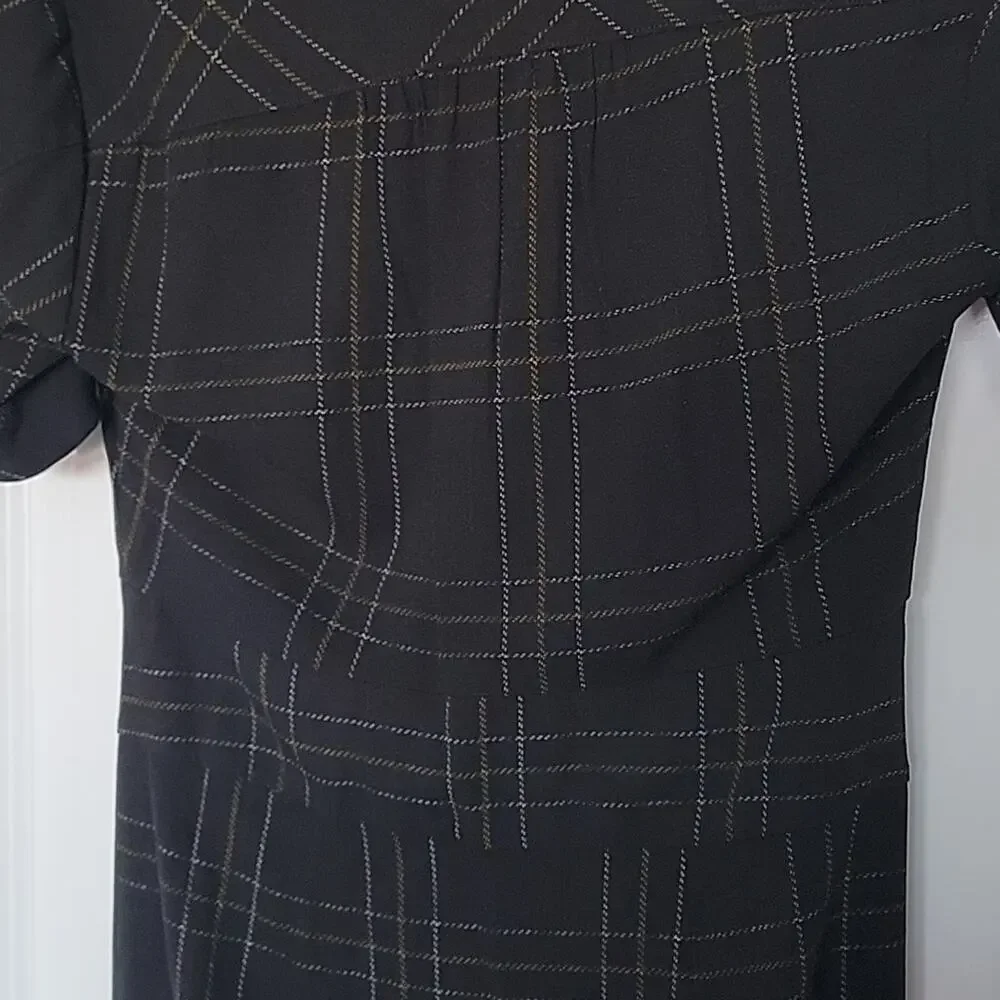NWT Free People Bon Bon Plaid Printed Dress, S
